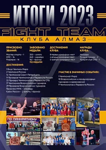 Клуб Алмаз - итоги года
