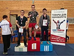 1-е и 2-е место на кубке по Боевому самбо - отличились новички.