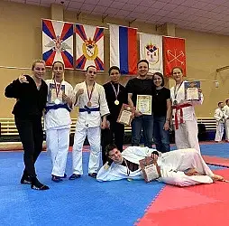 Чемпионат Санкт-Петербурга по рукопашному бою - бойцы Алмаза заняли весь пьедестал. 